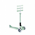 GLOBBER Kolobežka JUNIOR FOLDABLE LIGHTS ECOLOGIC, pistáciová