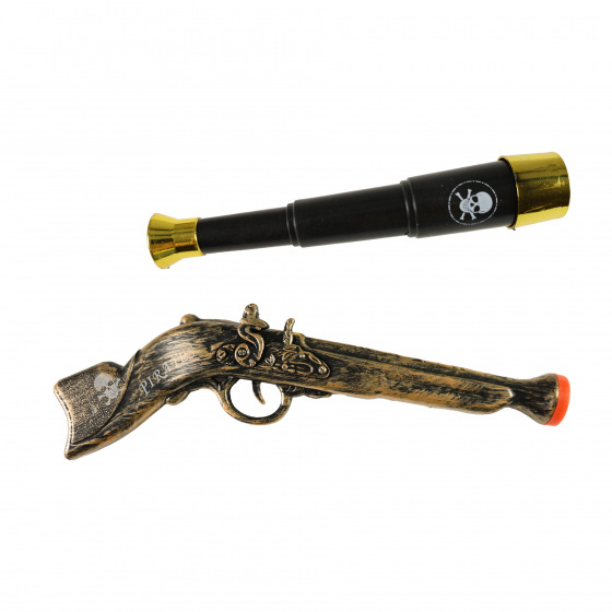 Rappa Pirátská sada pistol s dalekohledem