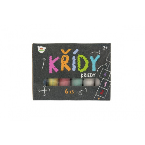 Rappa Křídy barevné v krabičce 6ks