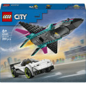 LEGO City 60489 Tryskáč vs. auto