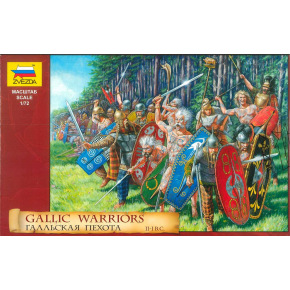 Zvezda Model Kit figurky 8012 - Gallic Warriors (1:72)