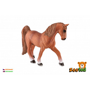 ZOOted Kůň domácí ryzák hřebec zooted plast 15cm