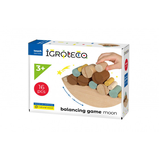 Teddies Balancespiel Holz 16 Teile in Schachtel 22x16x6cm