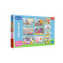 Trefl Puzzle 10v1 Prasátko Peppa/ Peppa Pig s přáteli v krabici 40x27x6cm