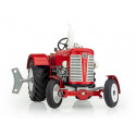 Kovap Traktor Zetor 50 Super červený na klíček kov 15cm 1:25