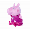 Simba Peppa Pig 2v1 plyšový usínáček, hrající + světlo, růžový, 25 cm
