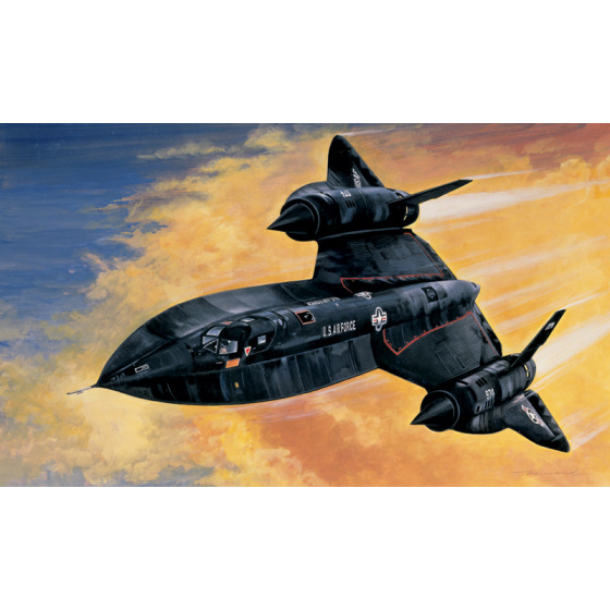 Italeri Model Kit letadlo 0145 - SR-71 BLACKBIRD with DRONE (1:72)