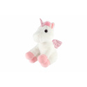 Teddies Snílek jednorožec s křídly plyš 38cm na baterie se světlem se zvukem v sáčku