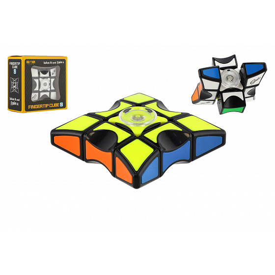 Teddies Spinner hlavolam plast 6x6cm v krabičce