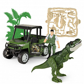 Rappa Súprava dino park s autom a dinosaurom so zvukom