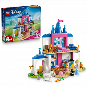 LEGO® Disney 43283 Zamek Kopciuszka i jej zwierzęcy przyjaciele