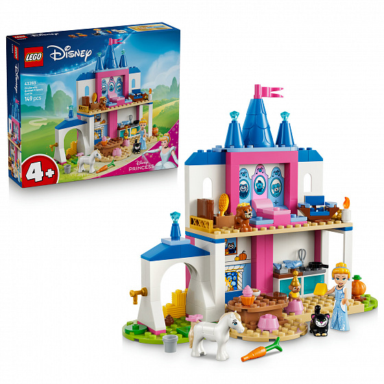 LEGO® Disney 43283 Popelčin zámek a její zvířecí přátelé