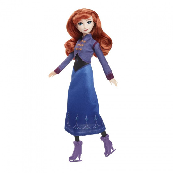 Mattel FROZEN PUPPE ANNA AUF SCHLITTSCHUHEN