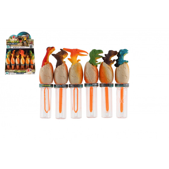 Teddies Bublifuk dinosaurus ve vejci 16cm mix druhů