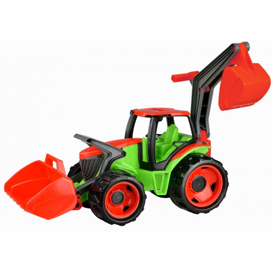LENA Traktor se lžící a bagrem
