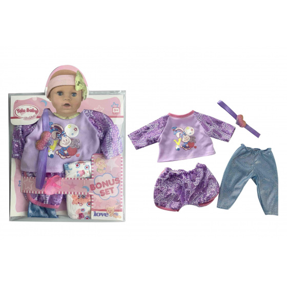 Plejo Mac Toys Šaty na panenku 40-43cm