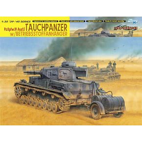 Model Kit tank 6402 - Pz.Kpfw.IV Ausf.E TAUCHPANZER w/BETRIEBSSTOFFANHÄNGER (1:35)
