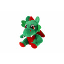 Teddies Drache sitzend Plüsch 15x18cm 4 Farben 0+