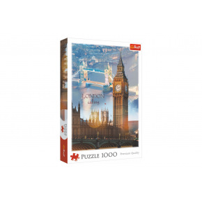 Trefl Puzzle  Londýn o soumraku 1000 dílků 48x68,3cm v krabici 27x40x6cm