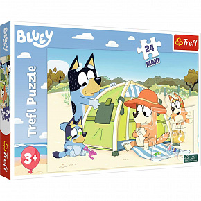 Trefl Puzzle Maxi 24 dílků Bluey 60x40cm v krabici 40x27x4,5cm