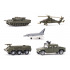 SIKU Military - Set mit Militärfahrzeugen, 5 Stück