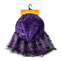 Rappa Dětský kostým čarodějnice netopýrka tutu sukně s kloboukem