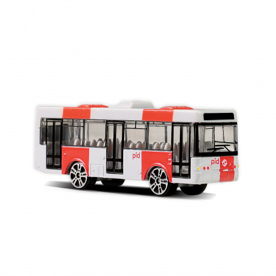 Rappa Metal bus PID Praga czerwony 8 cm