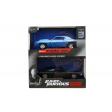 Jada Rychle a zběsile Twin Pack Chevrolet Camaro 1969 a Dodge Charge Wide Body 1968, 1:32 Wave 2/1