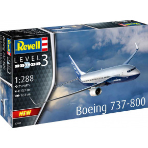 Revell ModelSet letadlo 63809 - Boeing 737-800 (1:288)