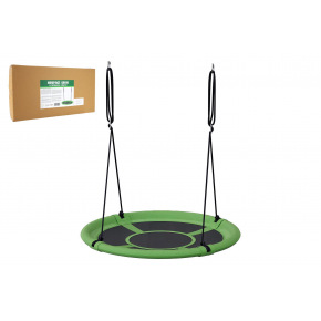 Teddies Houpací kruh zelený 100 cm látková výplň v krabici 73x37x7cm