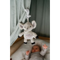 Slon babyted natahovací hrací strojek plyš 30cm závěs na postýlku/kočárek na kartě v sáčku 0m+