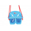 Houpačka Baby plast modrá nosnost 20kg 36x30x29cm 24m+ 