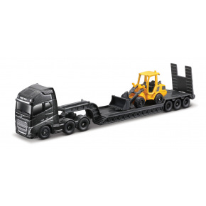 Maisto - Mini pracovní stroje, Sada velkého tahače, Volvo FH16 with Volvo A25G, Dump Bed