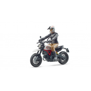 Bruder bworld - motorka Ducati Desert Sled s motocyklistou
