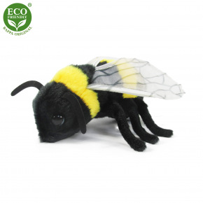 Rappa Pluszowa pszczoła 16 cm ECO-FRIENDLY
