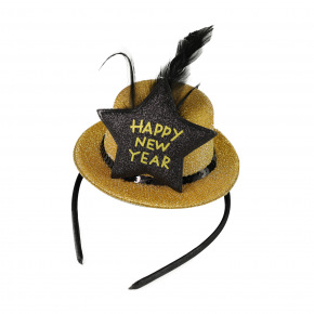 Rappa Čelenka s mini kloboučkem Happy New Year