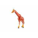 ZOOted Žirafa síťovaná zooted plast 17cm 
