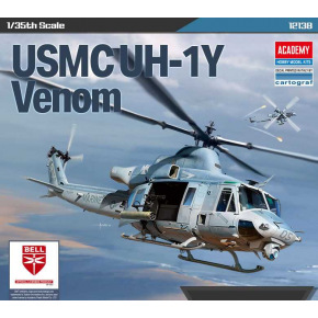 Academy Modellbausatz Hubschrauber 12138 - USMC UH-1Y® Venom (1:35)