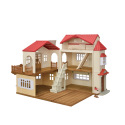 Sylvanian Families 5708 Patrový dům s červenou střechou a se světly