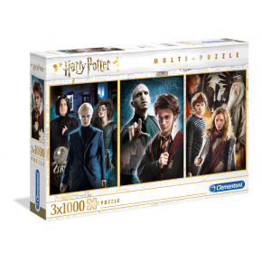 Clementoni Puzzle 3x1000 dílků - Harry Potter