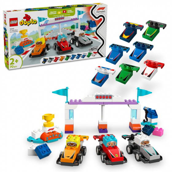 LEGO Duplo 10445 Závodní auta a řidiči týmu F1®