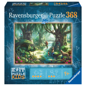 Ravensburger Puzzle Ravensburger Exit KIDS: W magicznym lesie 368 elementów