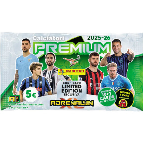 Panini SERIE A 2025/2026 - ADRENALYN karty - PREMIUM PACKET