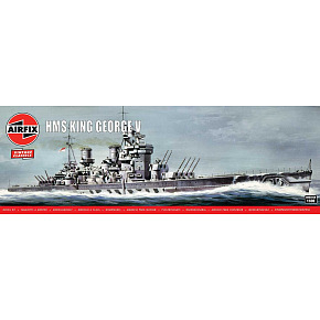Airfix Classic Kit VINTAGE loď A06205V - HMS King George V (1:600)