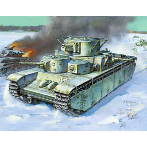 Zvezda Model Kit tank 3667 - Ciężki radziecki czołg T-35 (1:35)