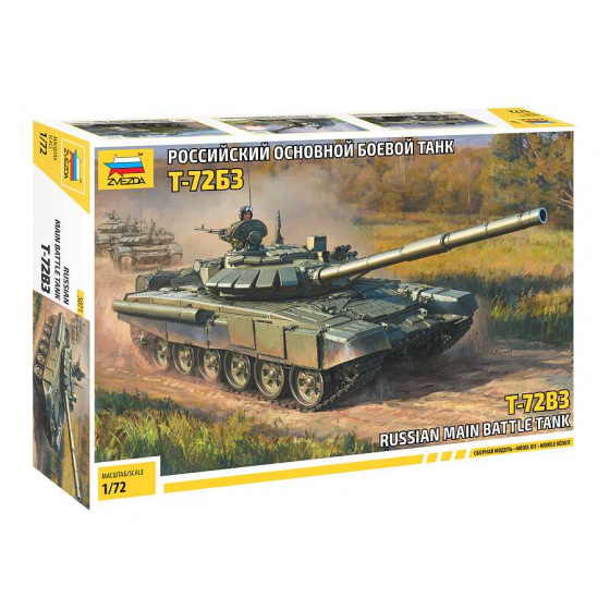 Zvezda Model Kit tank 5071 - T-72 B3 Main battle tank (1:72)
