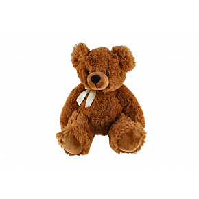 Teddies Medvěd sedící plyšový 40cm hnědý 0m+ Teddies Medvěd sedící plyšový 40cm hnědý 0m+
