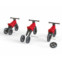 Teddies Odrážedlo FUNNY WHEELS NEW SPORT 2v1v červené výška sedadla nastavitelná 27/30cm nosnost 50kg 18m+