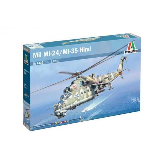 Italeri Model Kit vrtulník 1432 - Mil Mi-24 P /Mil Mi - 35 P (1:72)