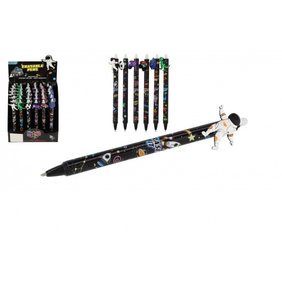 Teddies Stift/Kugelschreiber radierbar Best games 15cm Kunststoff 6 Arten